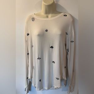 Star Wars Long Sleeved Embroidered Tee, M